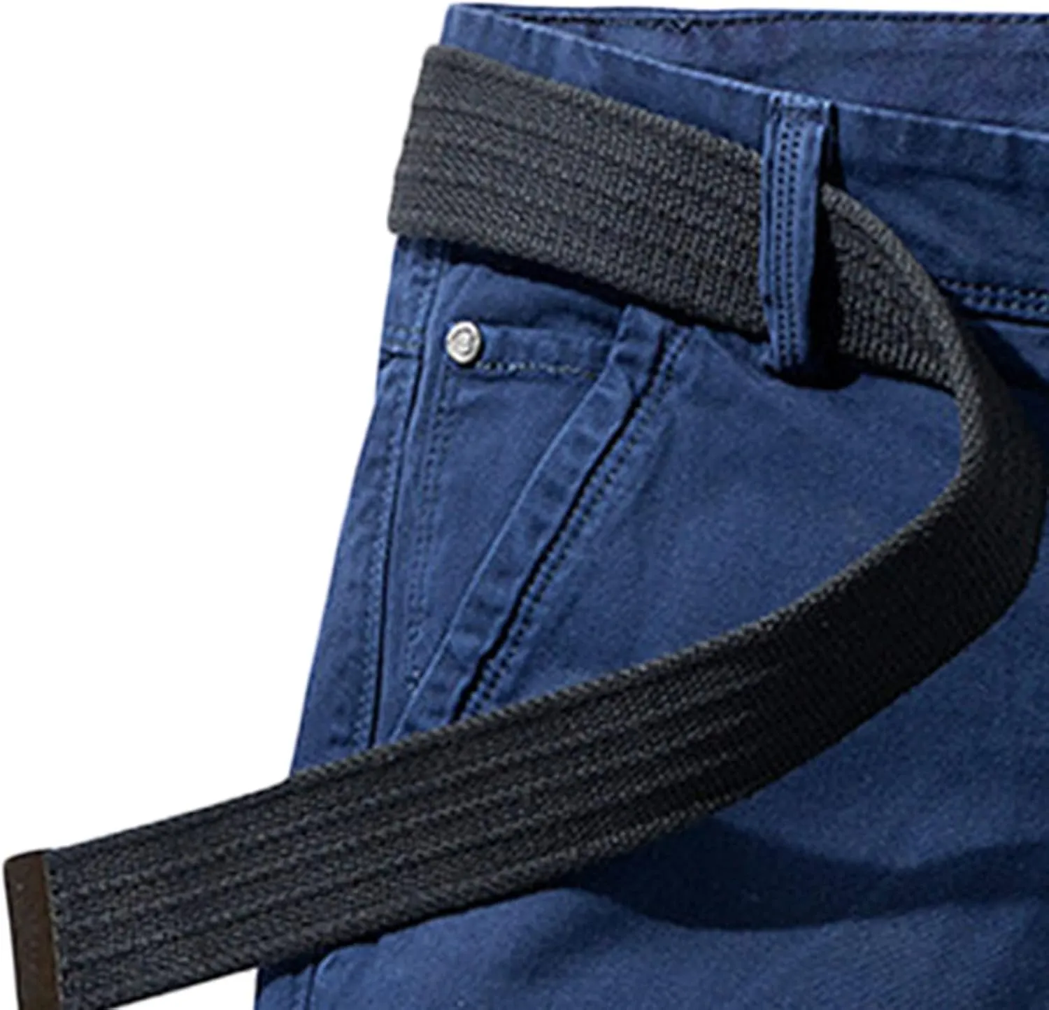 Men Casual Lightweight Cotton Shorts Solid Flat Front Summer Beach Shorts Slim Fit Chino Short Pants No Belt