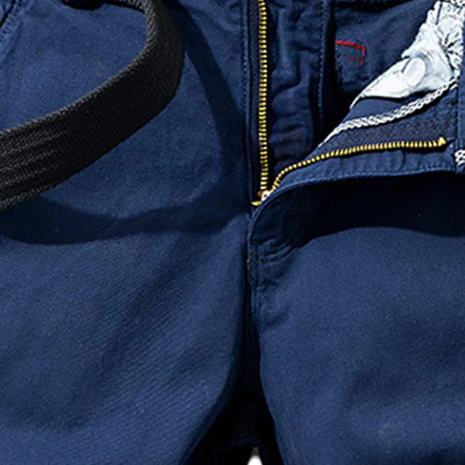 Men Casual Lightweight Cotton Shorts Solid Flat Front Summer Beach Shorts Slim Fit Chino Short Pants No Belt