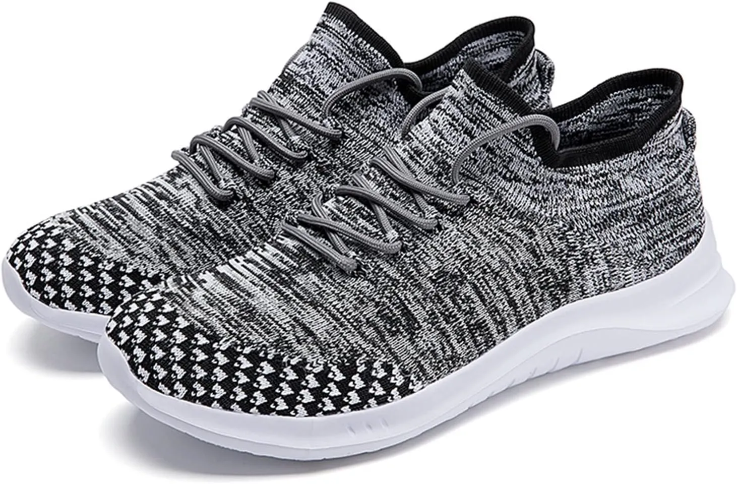 Men Slip on Walking Shoes Casual Dressy Memory Foam Breathable Lightweight Fashion Sneakers Non Slip Arch Support Vacation Workout Tennis Shoes Wide Width