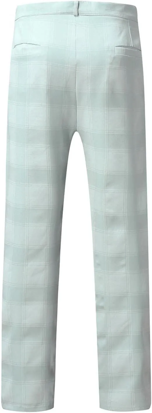 Men's Chino Pants Skinny Fit - Dress Pants Chino Pants Skinny Fit Long Pants Casual Business Plaid Golf Pants