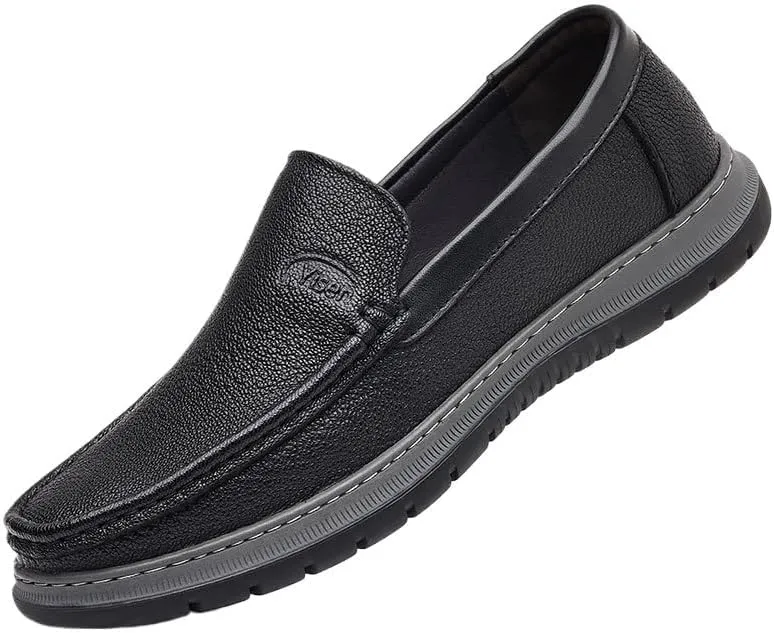 Men's Loafers Casual Slip On Shoes Soft Loafers Men Lightweight Driving Boat Shoe Casual Oxford Shoe Work Flats Sneakers Water Resistant(9)