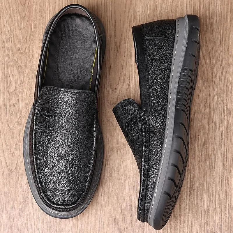 Men's Loafers Casual Slip On Shoes Soft Loafers Men Lightweight Driving Boat Shoe Casual Oxford Shoe Work Flats Sneakers Water Resistant(9)