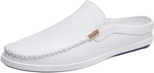 Men's Loafers Venetian Loafers Solid Colors Lightweight Vegan Leather Flat Heel Anti-Slip Comfortable Prom Party Slip On
