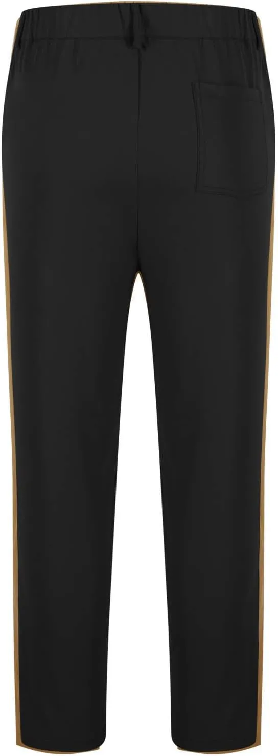 Men's Straight Leg Dress Pants Formal Slim Fit Trousers Stretch Office Comfortable Tailored Workwear Business Casual
