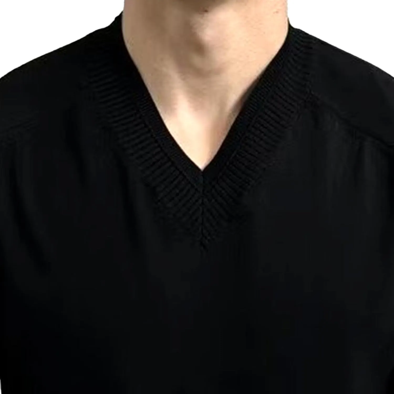 Mens V-Neck Knit Casual Pullover Tops Short Sleeve Gym Athletic T Shirt Thin Solid Color Slim Fit T-Shirts