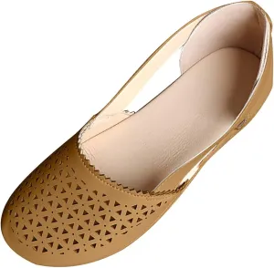 oiangi Womens Closed Toe Flat Sandals Summer Casual Loophole Mesh Hollow Platform Shoes Solid Color Comfortable Breathable Outdoor Sandalias Slipper