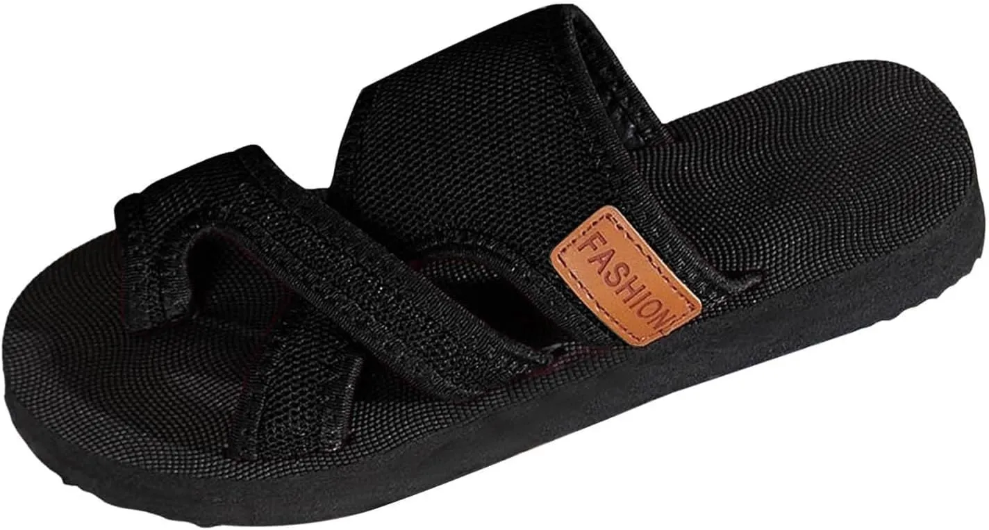 Orthopedic Sandals for Women Summer Casual Open Toe Beach Vacation Shoes Arch Support Wedge Flip Flops Comfortable Dressy Casual Beach Slippers