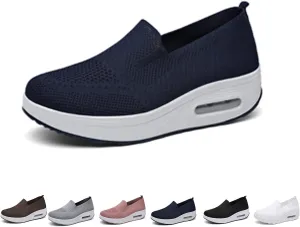 Orthopedic Sneakers For Women, Womens Orthopedic Sneakers, Mesh Up Stretch Platform Sneakers, Orthopedic Sneakers