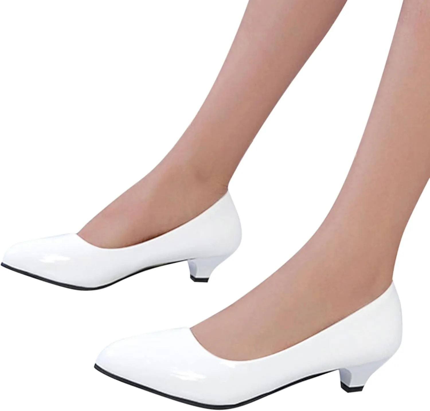 Outdoor On Womens Slip Shoes Heel Shoes Breathable Fashion Casual Chunky Leisure Women's Casual Heels Hiking Shoe