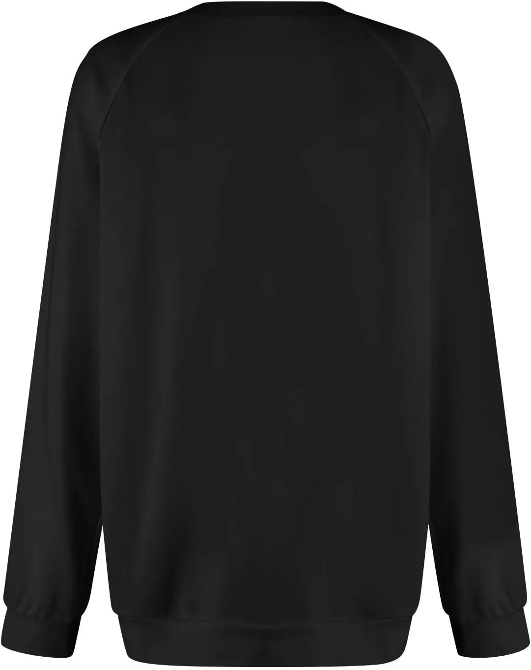 Oversized V Neck Sweatshirt Women Plus Size Plain Pullover Sweatshirts Cute Teen Long Sleeve Sweat Shirts Y2k Tops