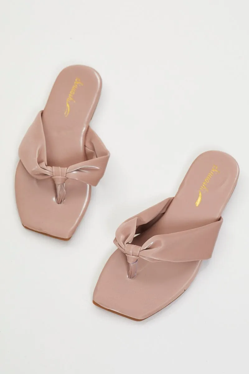 Pink Knot Detail Sandal