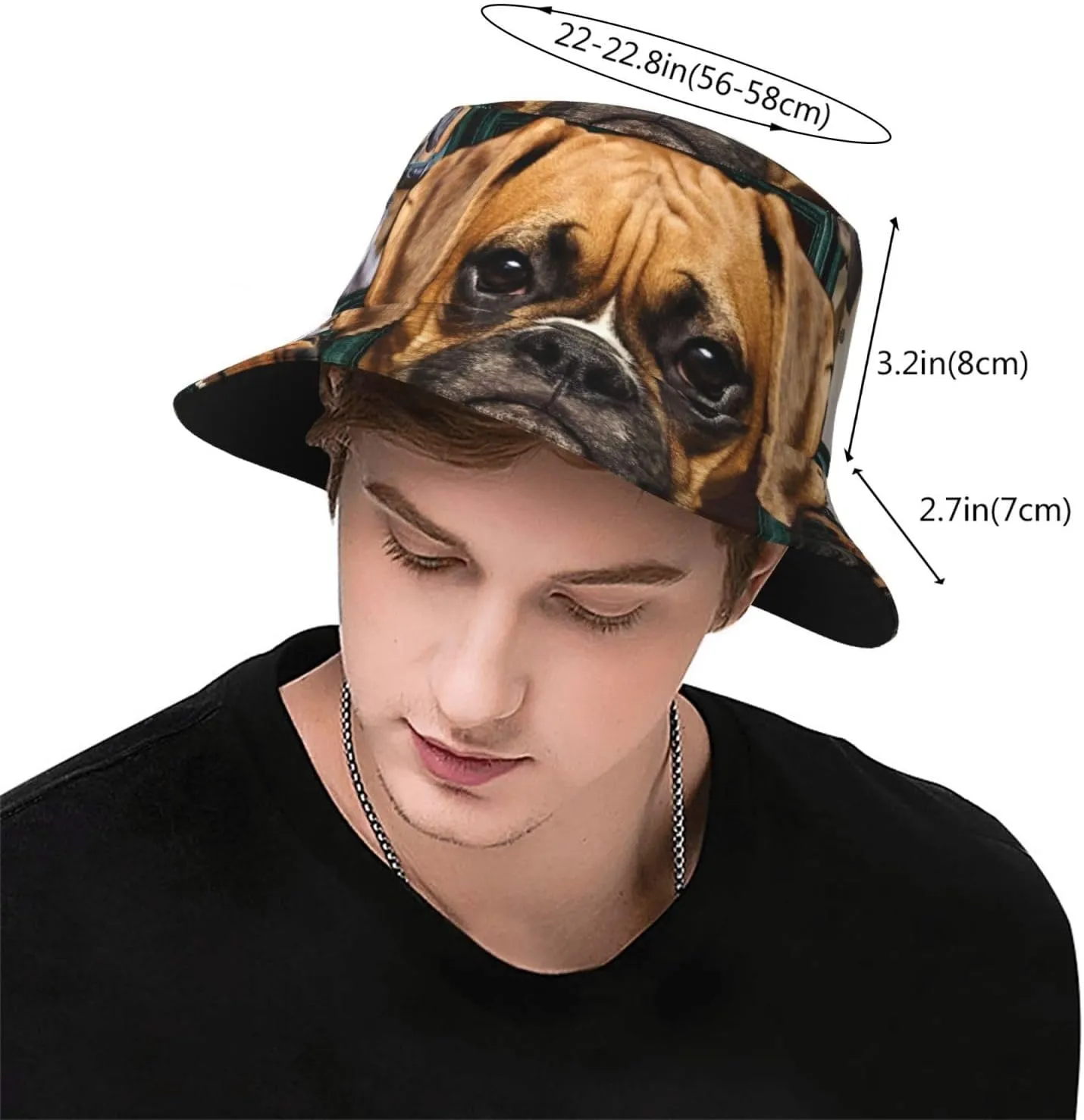 Poodle Dog Bucket Hats Unisex Foldable Sun Hat Fisherman's Cap Uv Protection
