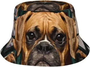 Poodle Dog Bucket Hats Unisex Foldable Sun Hat Fisherman's Cap Uv Protection