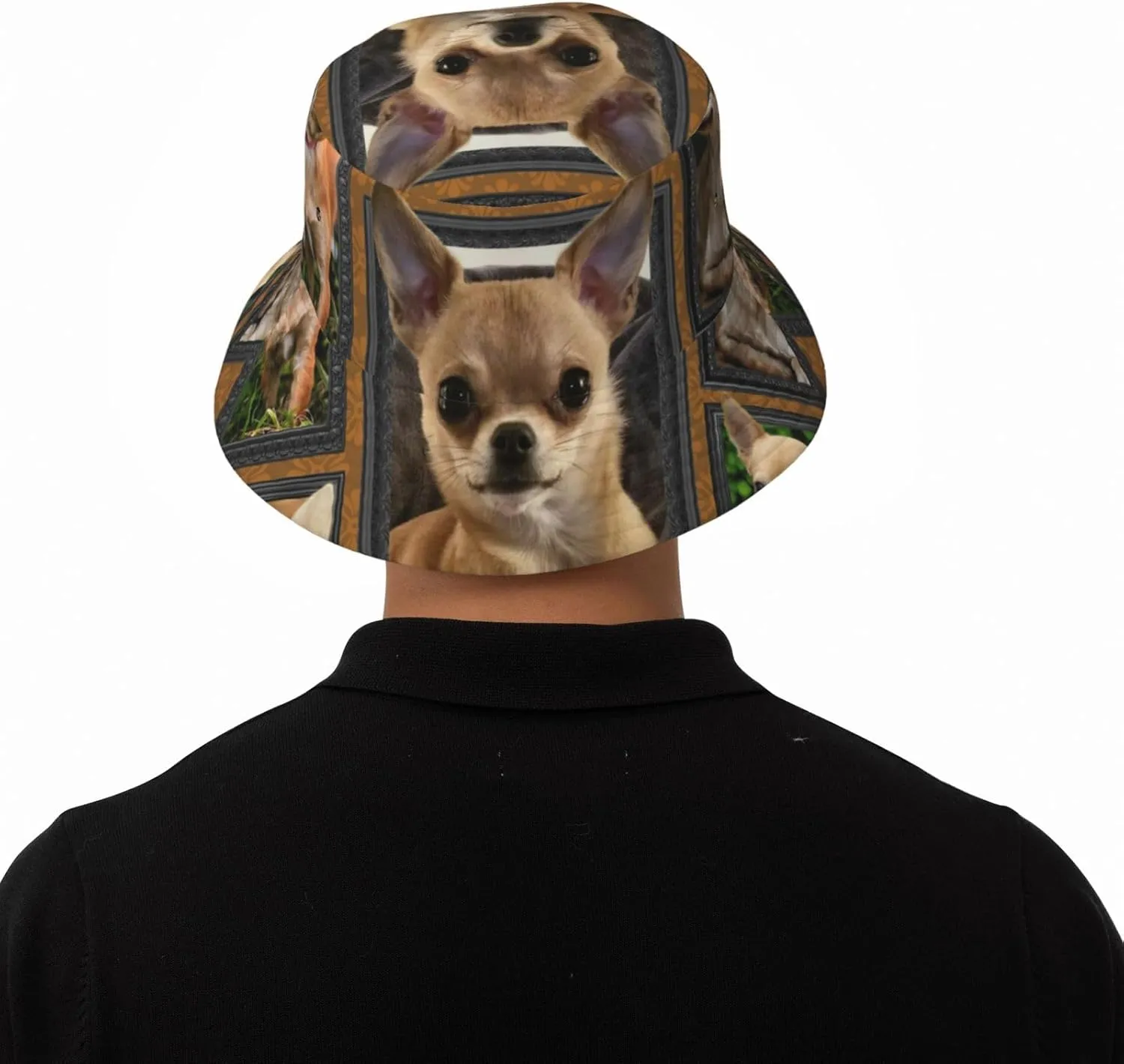 Poodle Dog Bucket Hats Unisex Foldable Sun Hat Fisherman's Cap Uv Protection