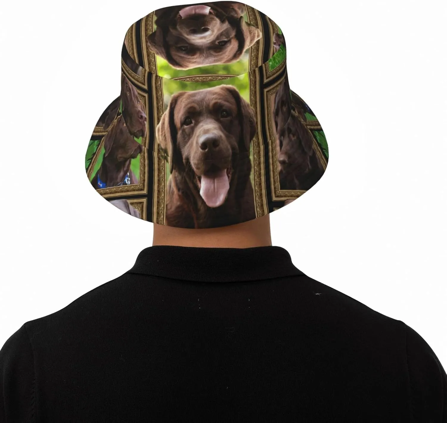 Poodle Dog Bucket Hats Unisex Foldable Sun Hat Fisherman's Cap Uv Protection
