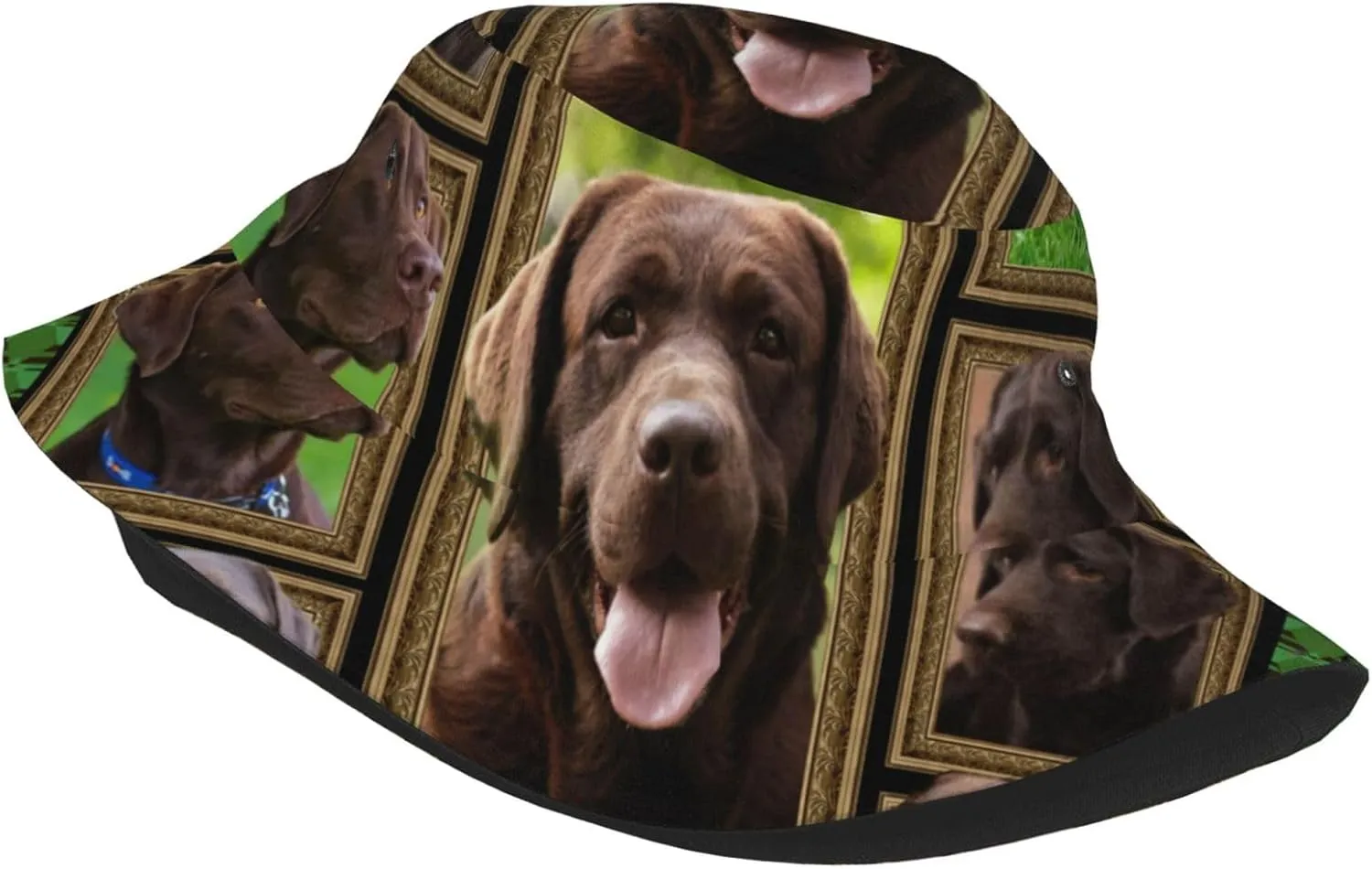 Poodle Dog Bucket Hats Unisex Foldable Sun Hat Fisherman's Cap Uv Protection