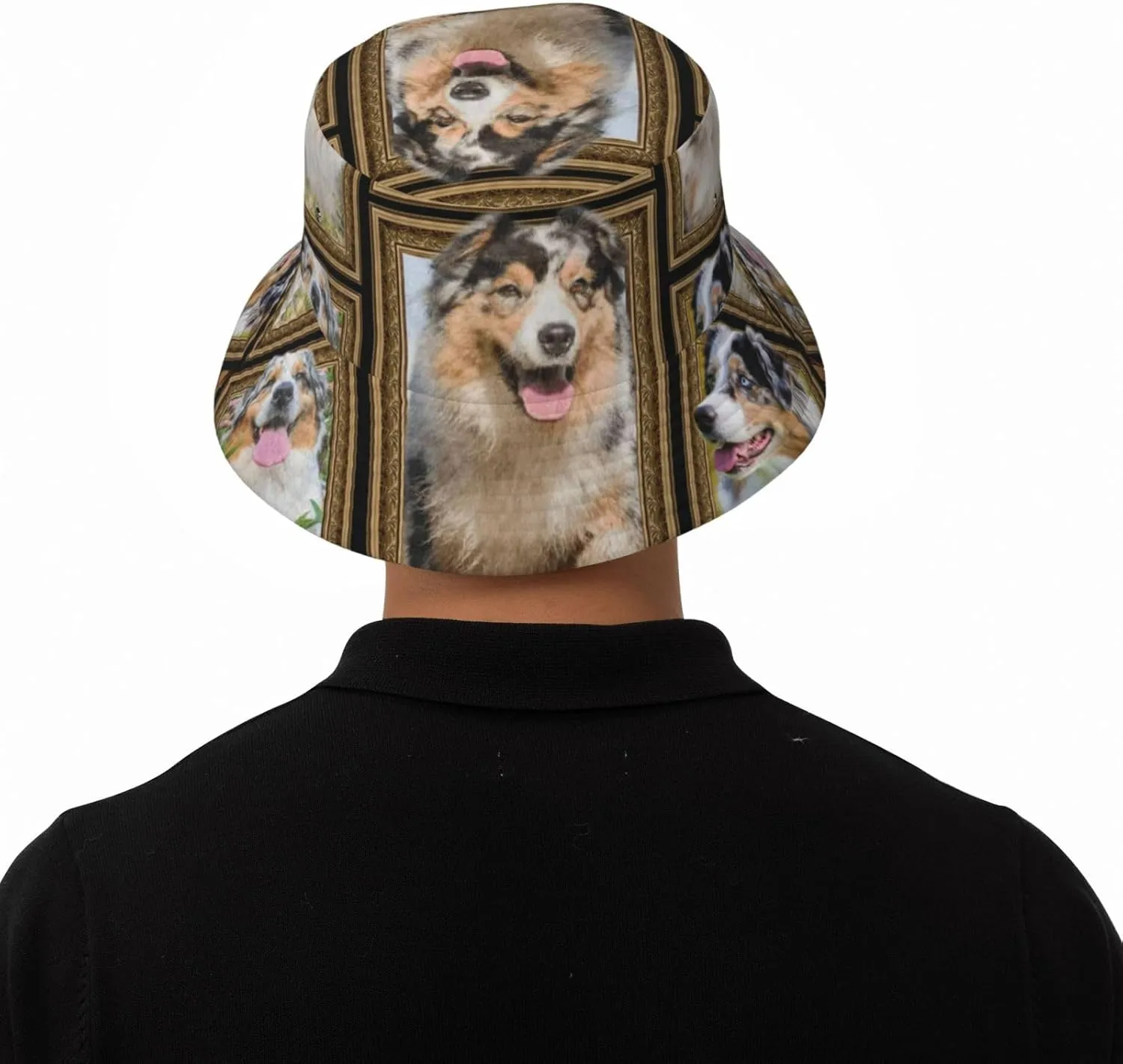 Poodle Dog Bucket Hats Unisex Foldable Sun Hat Fisherman's Cap Uv Protection