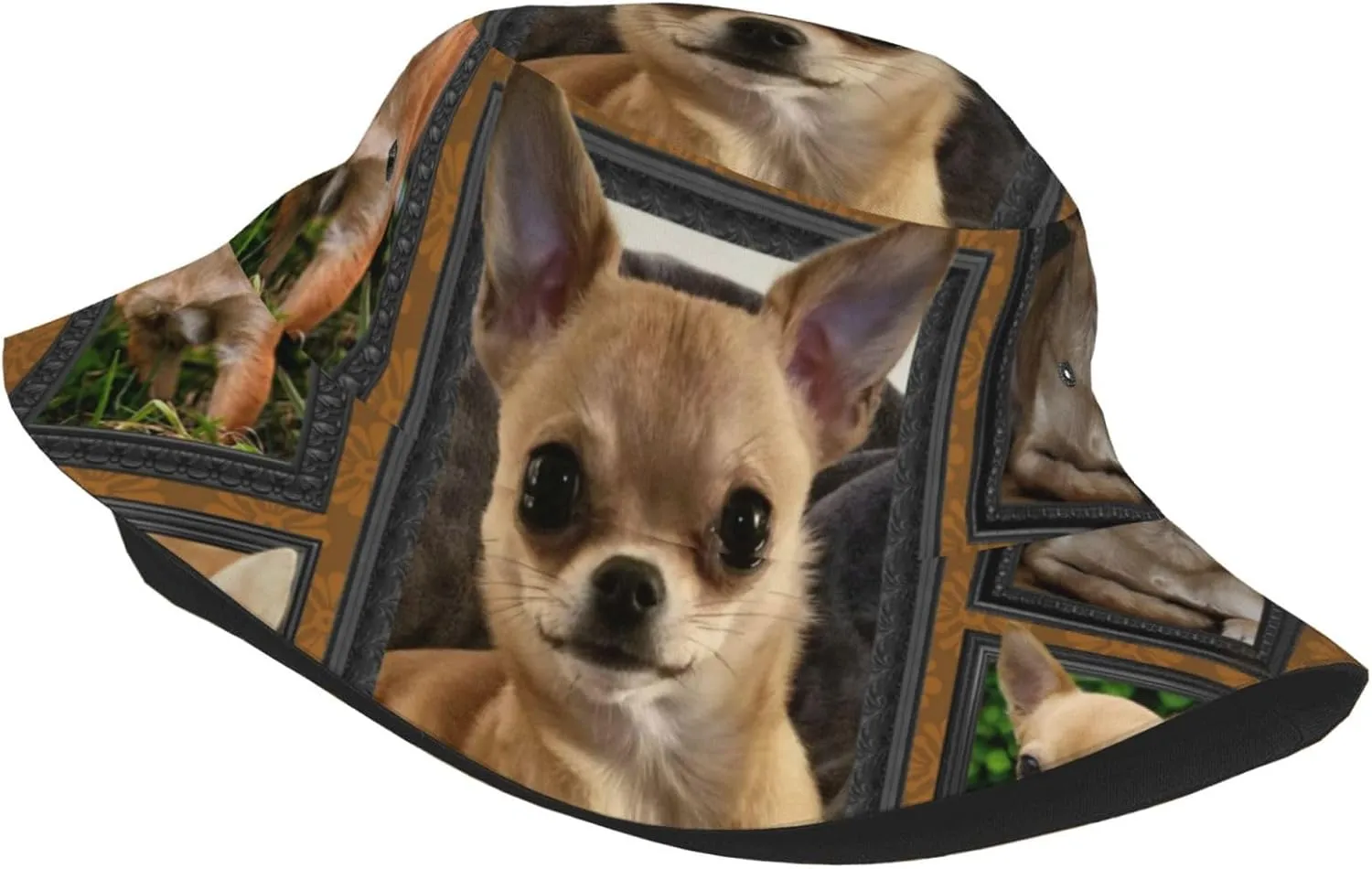 Poodle Dog Bucket Hats Unisex Foldable Sun Hat Fisherman's Cap Uv Protection