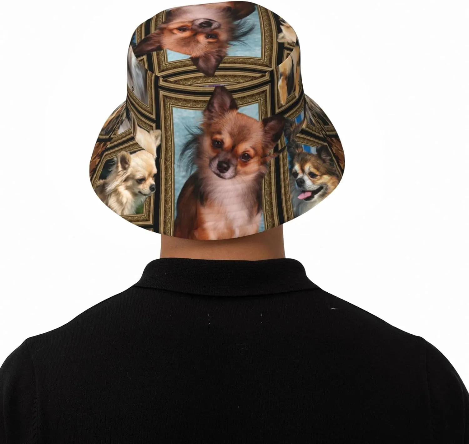 Poodle Dog Bucket Hats Unisex Foldable Sun Hat Fisherman's Cap Uv Protection