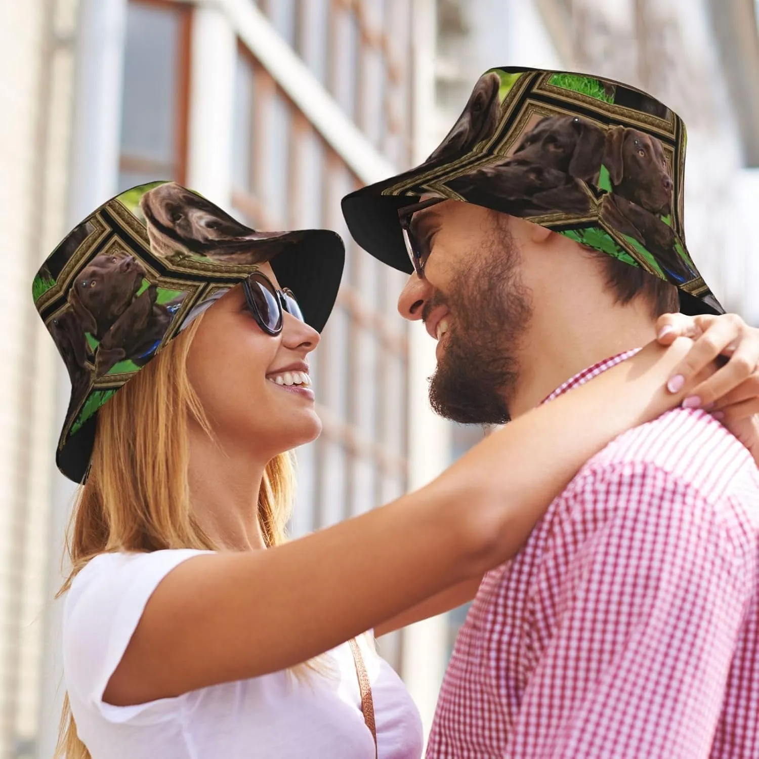 Poodle Dog Bucket Hats Unisex Foldable Sun Hat Fisherman's Cap Uv Protection