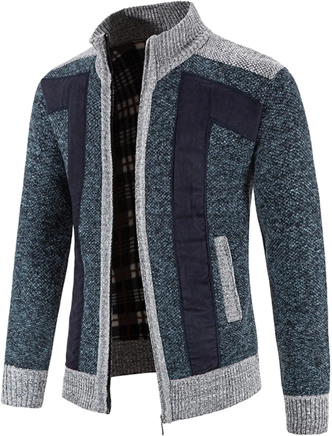 Pullover Sweaters For Men Hooded Zipper Warm Cardigan Knitted Coat Men Pullover Sweater v neck sweater Red And Mens