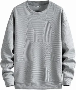 Quilted Jacket Men British Slim Tops Blouse Striped Shirt Two- Sweater Soft Fashion Top Shirt Mens Work Sweater polo