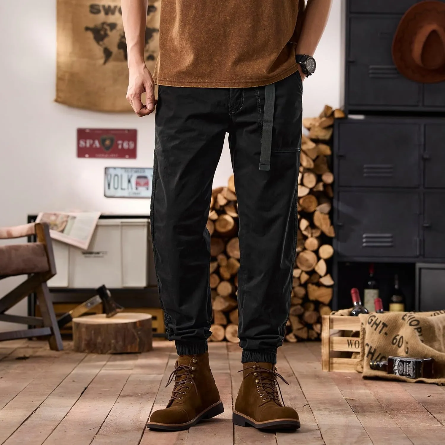 Regular Casual Pants Slim Fit Business Long Pants Men's Sports Pants Men's Cargo Pants Men's Tactical Pants Trousers