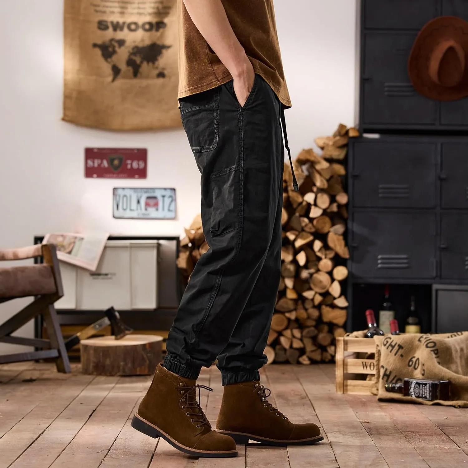 Regular Casual Pants Slim Fit Business Long Pants Men's Sports Pants Men's Cargo Pants Men's Tactical Pants Trousers