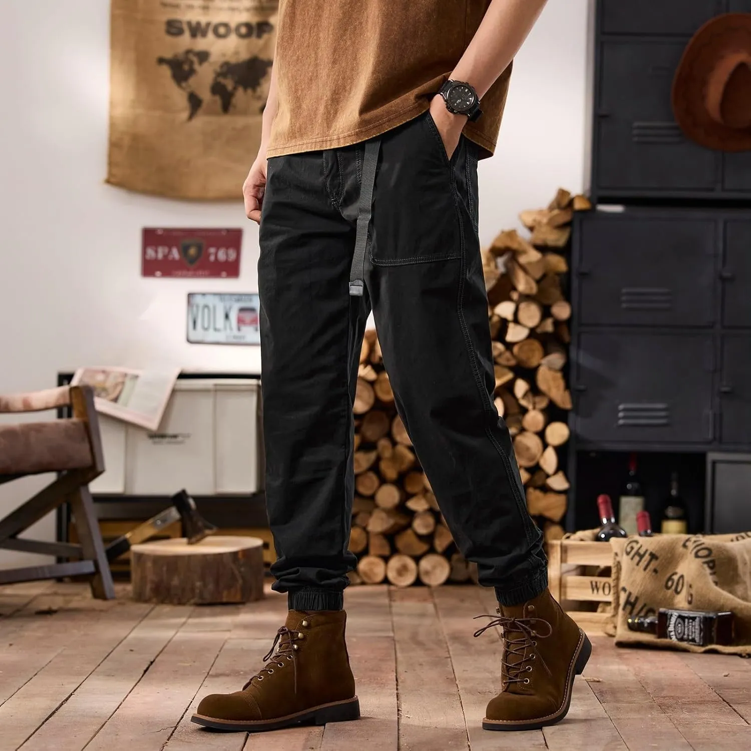 Regular Casual Pants Slim Fit Business Long Pants Men's Sports Pants Men's Cargo Pants Men's Tactical Pants Trousers