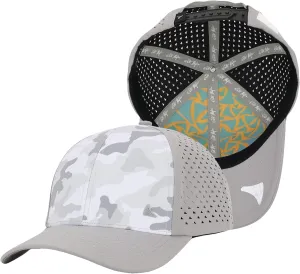 Salt Mafia Hats for Men - Waterproof Hats, 6 Panel Hat Curve Brim Snap Back Hat