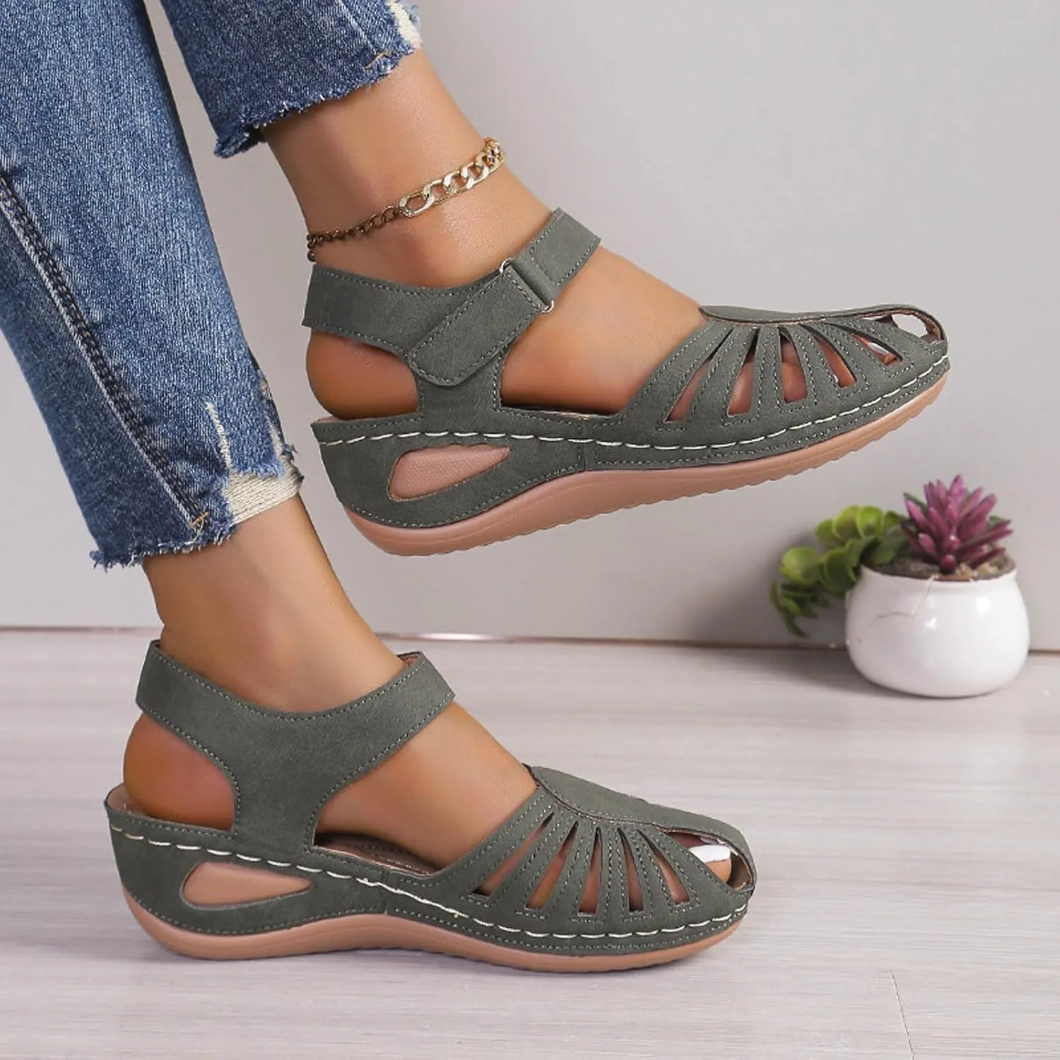 Sandals Women Dressy Summer Wedge Sandals For Womens Comfortable Platform Shoes for Women Size 8 Pool Flip Flops