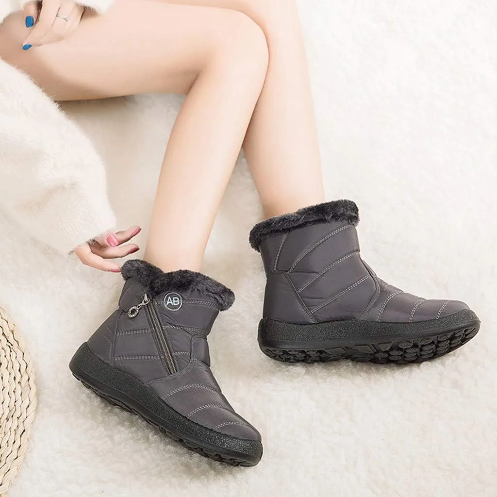 SBGMoSJ Long Winter Boots for Women Knee High Women's Waterproof Warm Plush Lined Outdoor Snow Ankle Boots Women's Boots Winter Size 15 Size 11 Snowboarding Boots Waterproof Womens Boots Cute