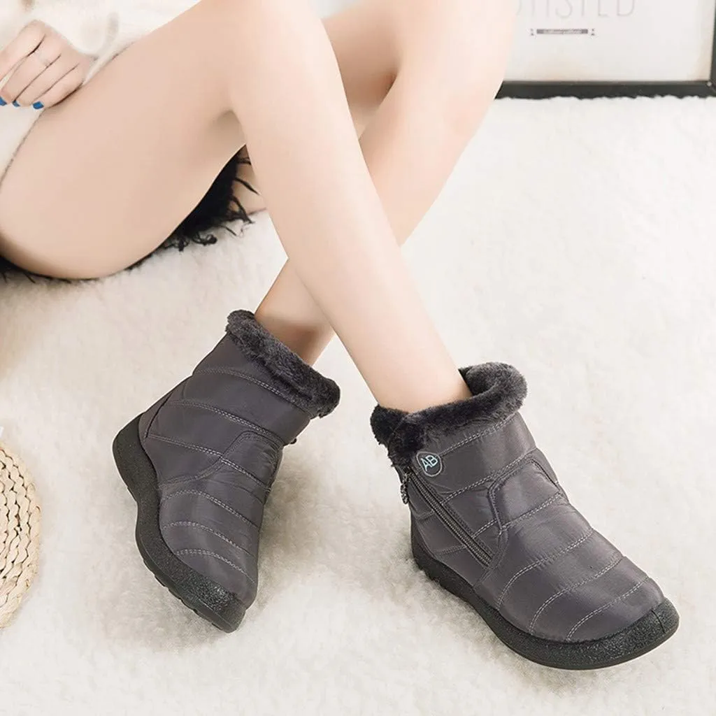 SBGMoSJ Long Winter Boots for Women Knee High Women's Waterproof Warm Plush Lined Outdoor Snow Ankle Boots Women's Boots Winter Size 15 Size 11 Snowboarding Boots Waterproof Womens Boots Cute