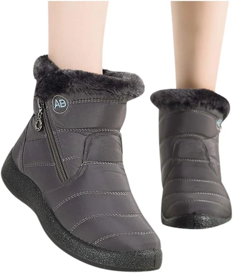 SBGMoSJ Long Winter Boots for Women Knee High Women's Waterproof Warm Plush Lined Outdoor Snow Ankle Boots Women's Boots Winter Size 15 Size 11 Snowboarding Boots Waterproof Womens Boots Cute