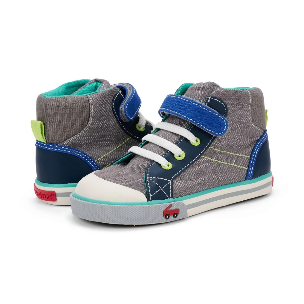 See Kai Run Dane - Grey Denim/Blue