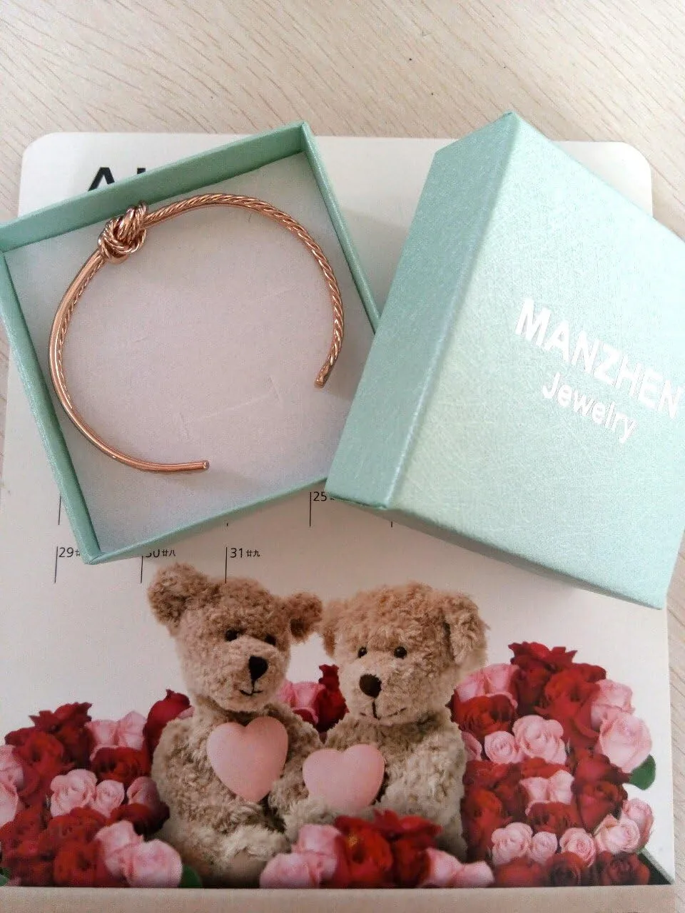 Simple Knot Love Knot Bangle Adjustable Open Cuffs Bracelet for Women Tie the Knot Bangle