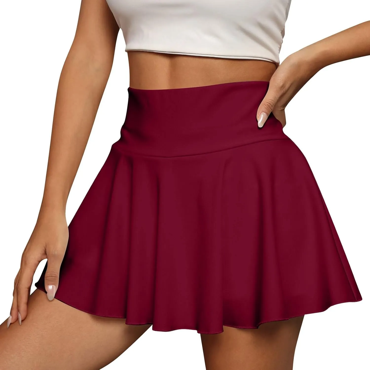 Skorts Skirts for Women Tennis Skirt High Waisted Golf Skirts Lightweight Running Workout Skirt