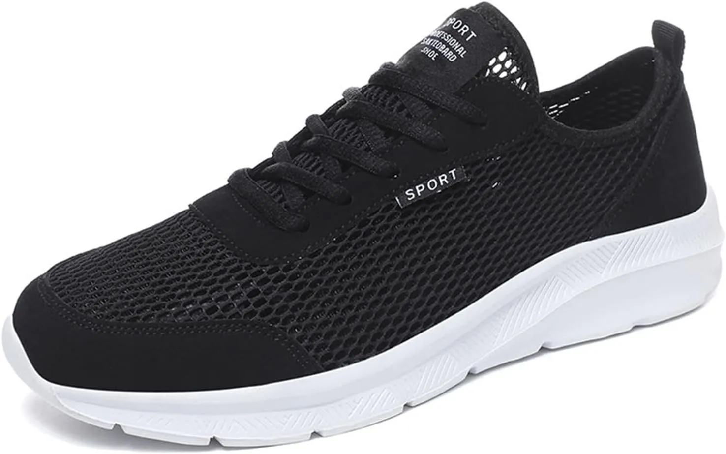 Slip on Walking Shoes for Men Comfort Memory Foam Breathable Fashion Sneakers Non Slip Arch Support Vacation Workout Tennis Shoes Wide Width