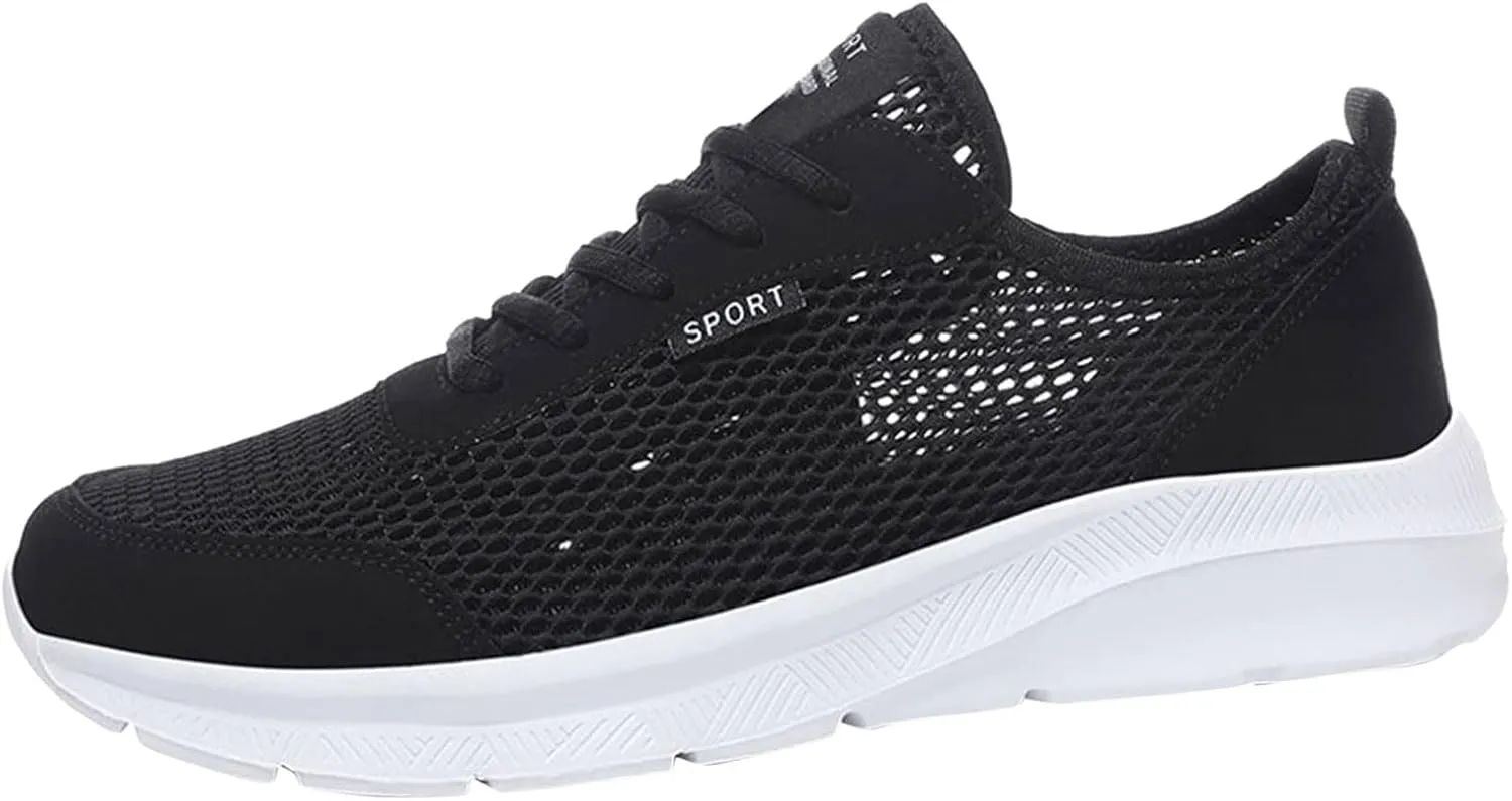 Slip on Walking Shoes for Men Comfort Memory Foam Breathable Fashion Sneakers Non Slip Arch Support Vacation Workout Tennis Shoes Wide Width