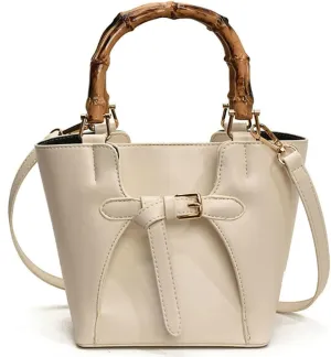 Slouchy PU Leather Bucket Bag Women Crescent Hobo Bags Trendy Crossbody Purse Satchels Shoulder Bag Top-handle Tote Handbag