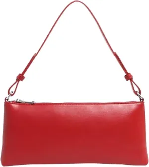 Slouchy PU Leather Crescent Shoulder Bag Women Trendy Satchels Crossbody Purse Hobo Bags Cute Top-handle Tote Handbag