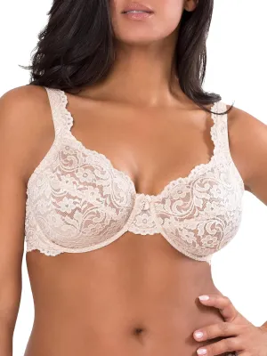 Smart & Sexy Women's Signature Lace Unlined Underwire Bra with Added Support