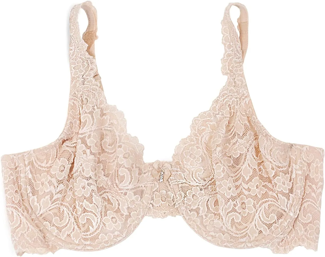 Smart & Sexy Women's Signature Lace Unlined Underwire Bra with Added Support