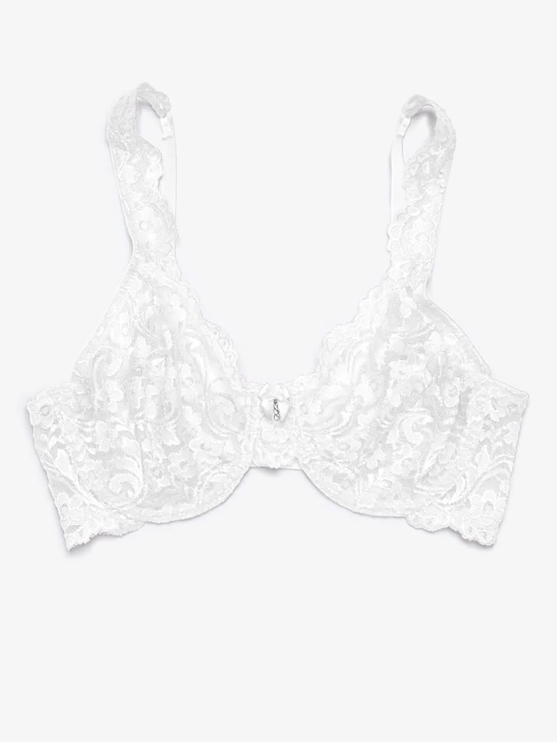 Smart & Sexy Women's Signature Lace Unlined Underwire Bra with Added Support