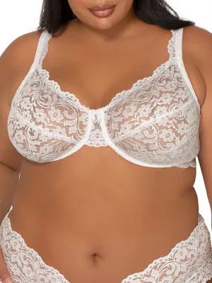 Smart & Sexy Women's Signature Lace Unlined Underwire Bra with Added Support