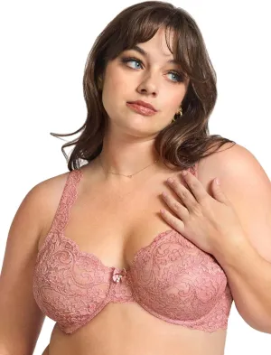 Smart & Sexy Women's Signature Lace Unlined Underwire Bra with Added Support