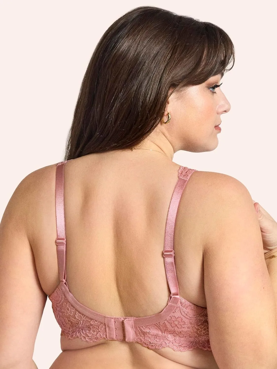 Smart & Sexy Women's Signature Lace Unlined Underwire Bra with Added Support
