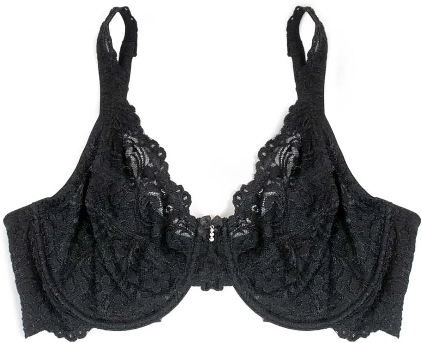 Smart & Sexy Women's Signature Lace Unlined Underwire Bra with Added Support