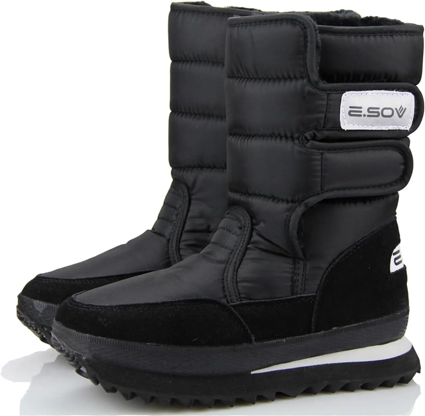 Snow Boots for Women Waterproof Anti Slip Women's Short Snow Boots Winter Boots Women Size 8 Black Womens Warm Fur Lined Winter Snow Boots Waterproof Platform Women Winter Snow Boots
