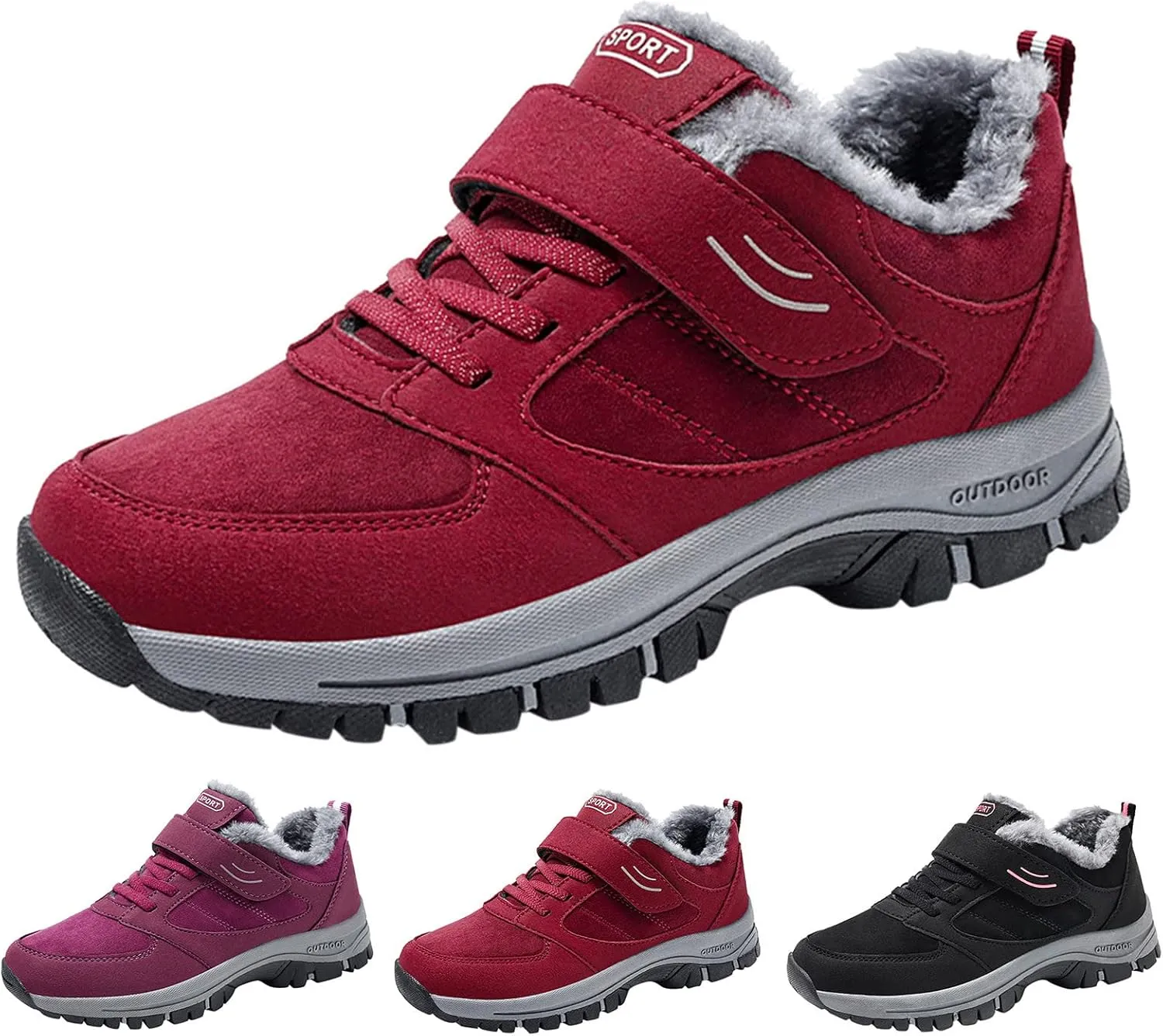 Snow Shoes for Men Womens Winter Non-Slip Work Boots for Men Waterproof Ankle Booties